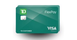 How to apply for TD FlexPay Credit Card